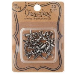 Deals ✔️ 12 Packs: 20 ct. (240 total) Charmalong™ Rhodium Cross Charms by Bead Landing™ 🎉 -Deals Bead Landing Store MP316368 30