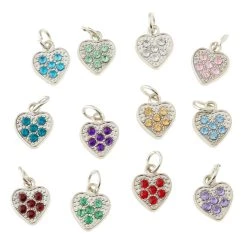 New ⌛ 12 Packs: 12 ct. (144 total) Assorted Charmalong™ Heart Charms by Bead Landing™ 🤩