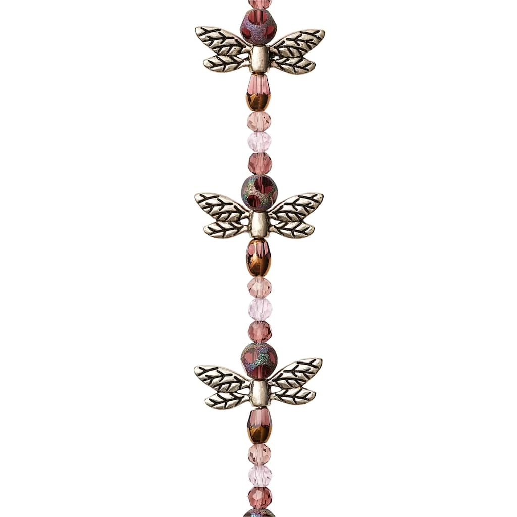 Brand new ๐งจ 12 Pack: Glass & Metal Dragonfly Beads, 20mm by Bead Landing™ ๐ 3 Brand new ๐งจ 12 Pack: Glass & Metal Dragonfly Beads, 20mm by Bead Landing™ ๐