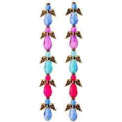 Buy 🔥 12 Pack: Multicolor Glass & Metal Angel Beads, 30mm by Bead Landing™ 🧨 -Deals Bead Landing Store MP320808 30