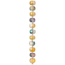 Cheapest 🤩 12 Packs: 11 ct. (132 total) Amber & Blue Rondelle Glass Beads, 11mm by Bead Landing™ 🎉 -Deals Bead Landing Store MP322623 30