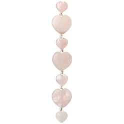 New 🌟 12 Pack: Light Pink Mixed Heart Rose Quartz Beads, 20mm by Bead Landing™ 👍 -Deals Bead Landing Store MP322668 30
