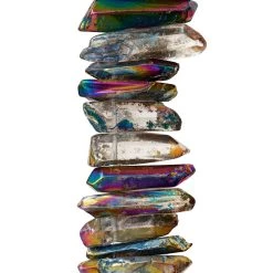 Cheapest 🎁 12 Pack: Multicolor Luster Quartz Nugget Beads by Bead Landing™ 👍