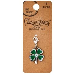 Top 10 ✨ 12 Pack: Charmalong™ Clover Charm by Bead Landing™ 🥰 -Deals Bead Landing Store MP334843 30