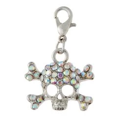 Wholesale 🌟 12 Pack: Charmalong™ Bling Skull Charm by Bead Landing™ 👏 -Deals Bead Landing Store MP334854 30
