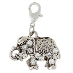 Wholesale ๐ฅฐ 12 Pack: Charmalong™ Elephant Charm by Bead Landing™ ๐คฉ