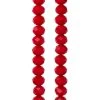 Hot Sale 🤩 12 Packs: 40 ct. (480 total) Red Faceted Glass Rondelle Beads, 8mm by Bead Landing™ 😀 -Deals Bead Landing Store MP393338 31