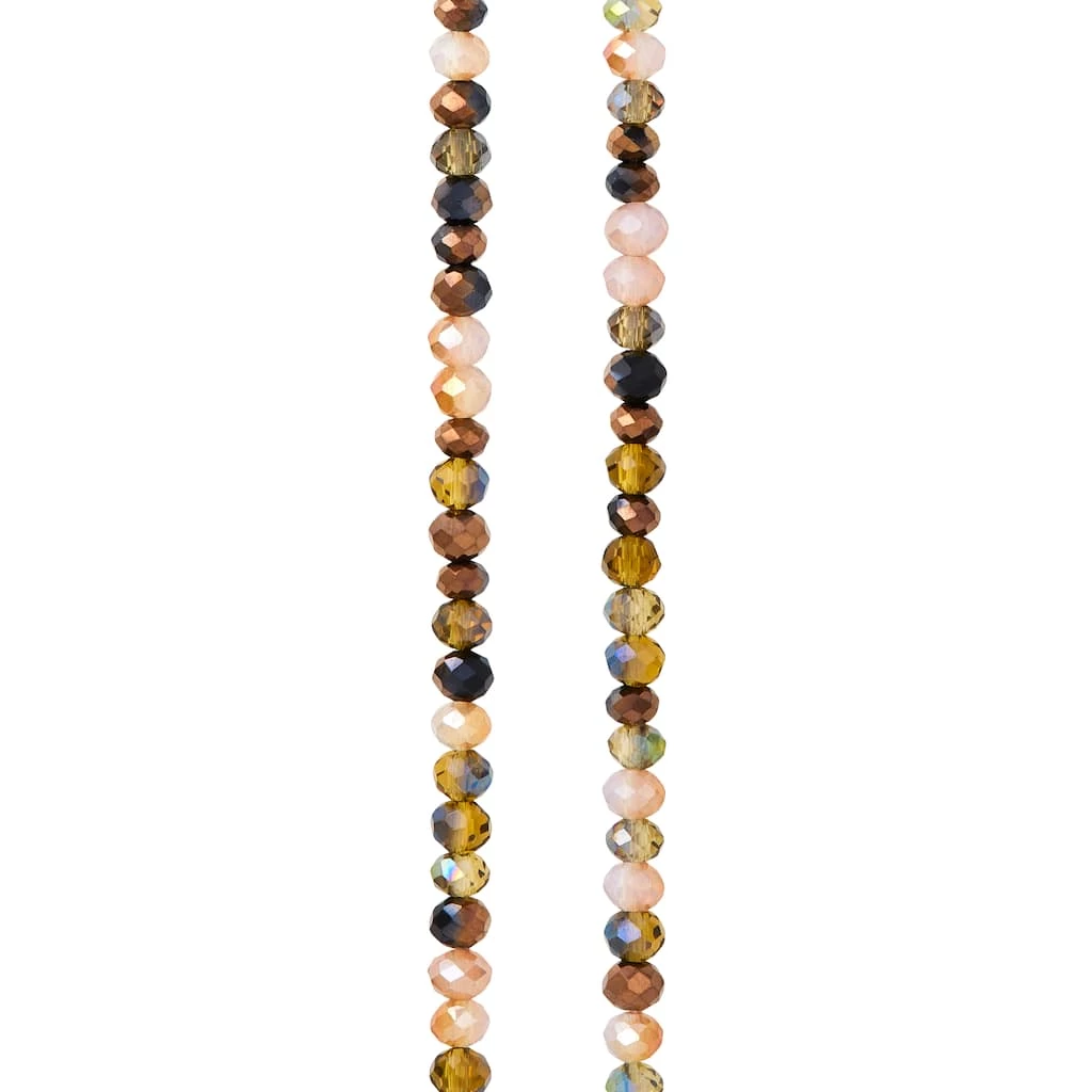 Best deal 🔔 12 Pack: Amber Mix Faceted Glass Rondelle Beads, 3mm by Bead Landing™ ⭐ 3 Best deal 🔔 12 Pack: Amber Mix Faceted Glass Rondelle Beads, 3mm by Bead Landing™ ⭐