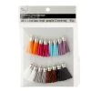 New ✔️ 12 Packs: 16 ct. (192 total) Assorted Color Suede Tassels by Bead Landing™ 😀