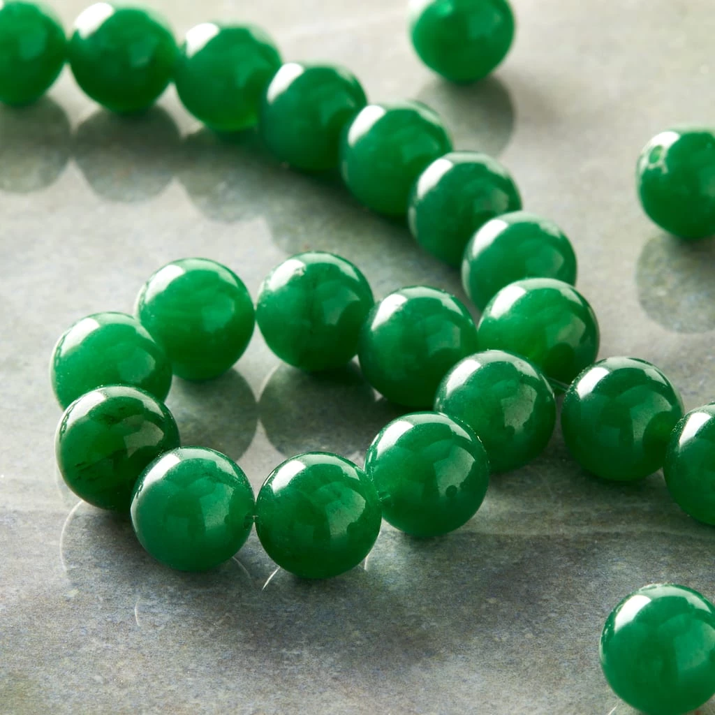Brand new 🎁 12 Pack: Green Aventurine Round Beads, 10mm by Bead Landing™ ❤️ 4 Brand new 🎁 12 Pack: Green Aventurine Round Beads, 10mm by Bead Landing™ ❤️ - Image 2