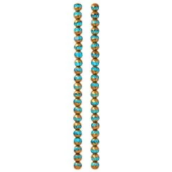 New 🎁 12 Packs: 40 ct. (480 total) Aqua & Copper Faceted Glass Round Beads, 8mm by Bead Landing™ ✔️ -Deals Bead Landing Store MP401671 30