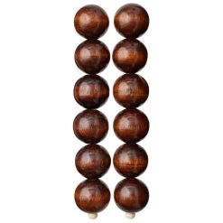 Best Pirce 👏 9 Pack: Brown Natural Wood Round Beads, 25mm by Bead Landing™ ❤️ -Deals Bead Landing Store MP401698 30