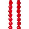 Buy 😉 12 Pack: Ruby Faceted Glass Round Beads, 14mm by Bead Landing™ ✨