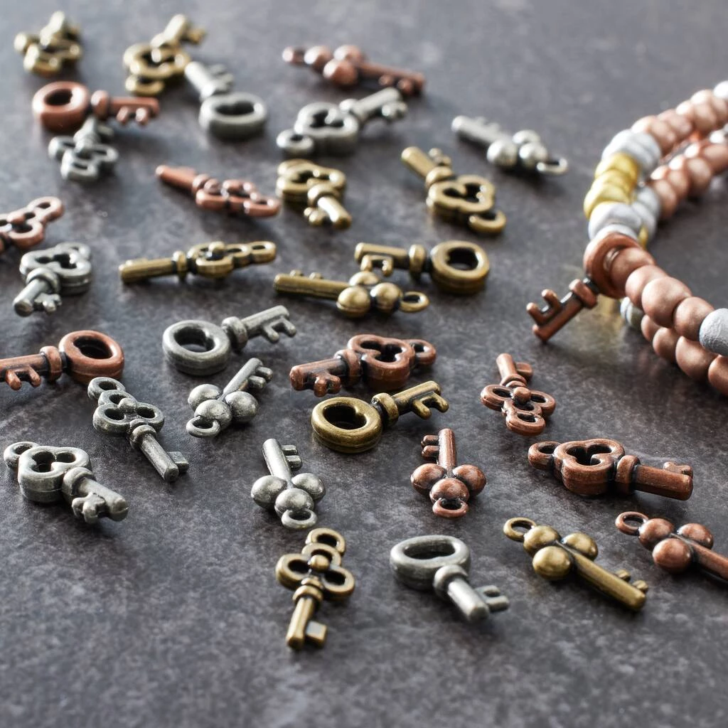 Budget 🔔 12 Packs: 36 ct. (432 total) Found Objects™ Multicolor Mini Keys by Bead Landing™ ⭐ 4 Budget 🔔 12 Packs: 36 ct. (432 total) Found Objects™ Multicolor Mini Keys by Bead Landing™ ⭐ - Image 2