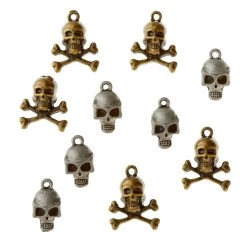 Top 10 🤩 12 Packs: 10 ct. (120 total) Found Objects™ Skull Charms by Bead Landing™ ✨