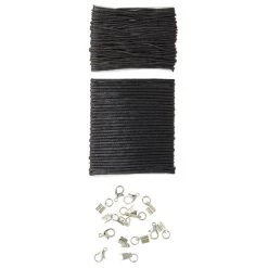 Brand new 😀 12 Pack: Black Waxed Cotton Cord Set by Bead Landing™ 🤩 -Deals Bead Landing Store MP440671 31