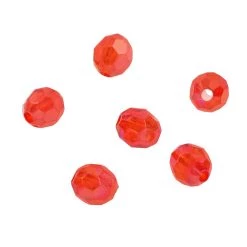 Outlet ❤️ 12 Pack: Red Faceted Acrylic Round Bead Value Pack, 6mm by Bead Landing™ ⭐ -Deals Bead Landing Store MP442717 2