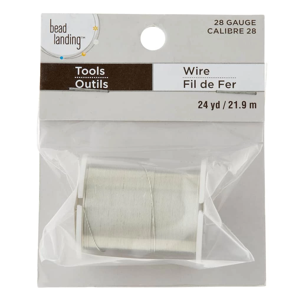 Outlet 😉 12 Pack: 28 Gauge Silver Beading Wire by Bead Landing™ 😀 3 Outlet 😉 12 Pack: 28 Gauge Silver Beading Wire by Bead Landing™ 😀