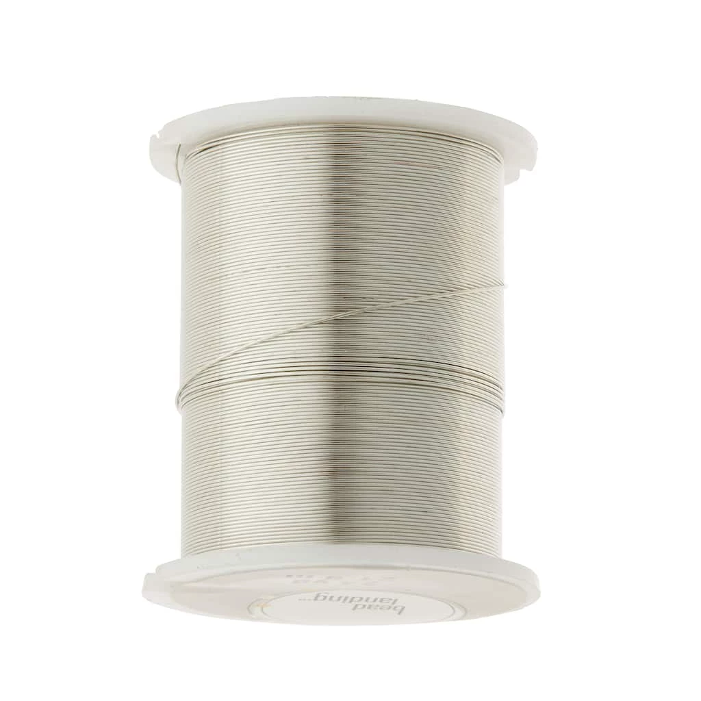 Outlet 😉 12 Pack: 28 Gauge Silver Beading Wire by Bead Landing™ 😀 5 Outlet 😉 12 Pack: 28 Gauge Silver Beading Wire by Bead Landing™ 😀 - Image 3