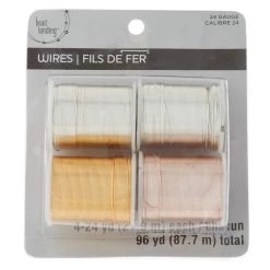 Cheap ✔️ 6 Packs: 4 ct. (24 total) 24 Gauge Assorted Jewelry Wire Set by Bead Landing™ 🥰