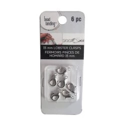 Best deal 💯 12 Pack: Silver Finish Lobster Clasps by Bead Landing™, 15mm 🤩