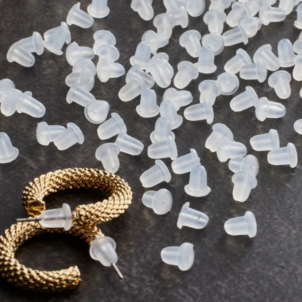 Wholesale 🛒 12 Packs: 170 ct. (2040 total) Plain Plastic Clear Earring Backs by Bead Landing™ ❤️ 4 Wholesale 🛒 12 Packs: 170 ct. (2040 total) Plain Plastic Clear Earring Backs by Bead Landing™ ❤️ - Image 2