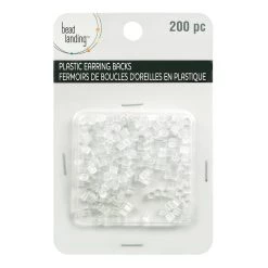 Top 10 🤩 12 Packs: 200 ct. (2400 total) Clear Flower Earring Backers by Bead Landing™ 🔔