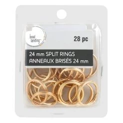 Flash Sale 👏 12 Packs: 28 ct. (336 total) 24mm Gold Split Rings by Bead Landing™ 💯