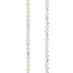 Outlet 🛒 12 Pack: Crystal Faceted Glass Bicone Beads, 4mm by Bead Landing™ 🎁