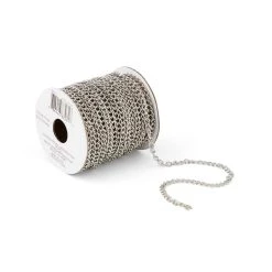 New 😀 6 Pack: 6yd. Rhodium Chain Spool by Bead Landing™ 🎁