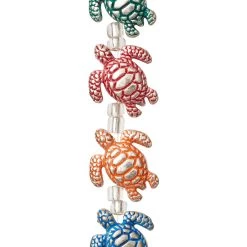 Buy 👍 12 Pack: Multicolor Metal Turtle Beads, 18mm by Bead Landing™ ✨