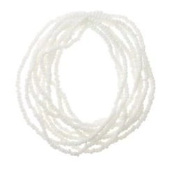 Buy 🧨 12 Pack: White Glass Rondelle Seed Beads, 6/0 by Bead Landing™ 👍