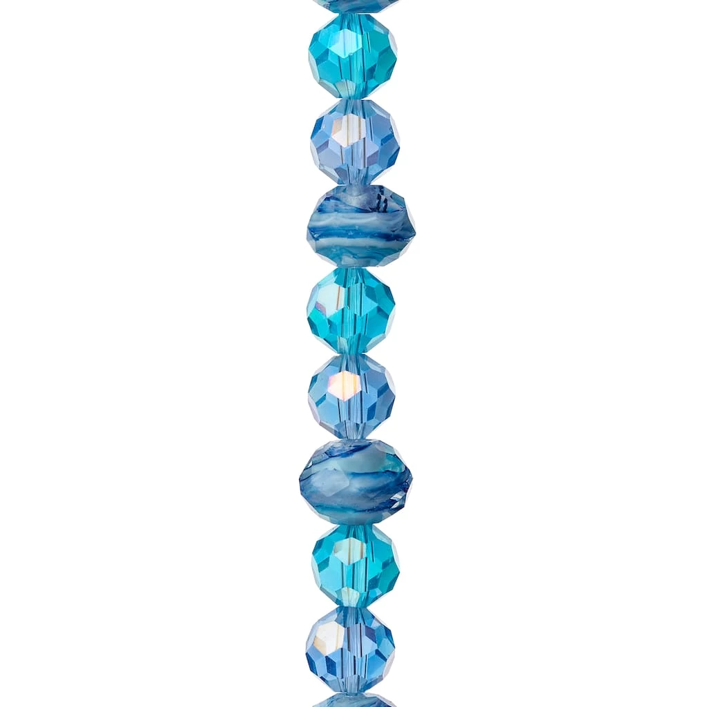 Best deal ⭐ 12 Pack: Aqua Mix Glass Faceted Beads by Bead Landing™ 🧨 3 Best deal ⭐ 12 Pack: Aqua Mix Glass Faceted Beads by Bead Landing™ 🧨