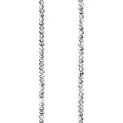 Best Pirce 🛒 12 Pack: Silver Luster Glass Faceted Rondelle Beads, 2mm by Bead Landing™ ⌛