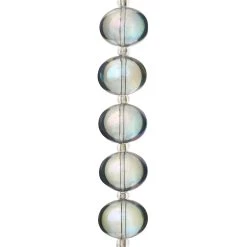 Brand new 💯 12 Pack: Aqua Luster Glass Medium Oval Beads, 16mm by Bead Landing™ 🎁