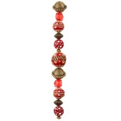 Cheap 🔥 12 Pack: Bead Landing™ Red & Gold Strung Beads 👏 -Deals Bead Landing Store MP473512 30