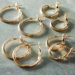 Promo 🔔 12 Packs: 4 ct. (48 total) Premium Metals Gold Hoop Earrings by Bead Landing™ ❤️ -Deals Bead Landing Store MP474084 20