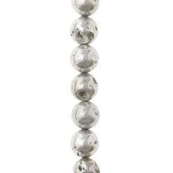 Flash Sale 🎉 12 Pack: Silver Druzy Agate Round Beads, 10mm by Bead Landing™ 🧨 -Deals Bead Landing Store MP484394 31