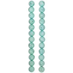 Discount ⭐ 12 Pack: Mint Reconstituted Turquoise Round Beads, 10mm by Bead Landing™ 🛒 -Deals Bead Landing Store MP507424 30