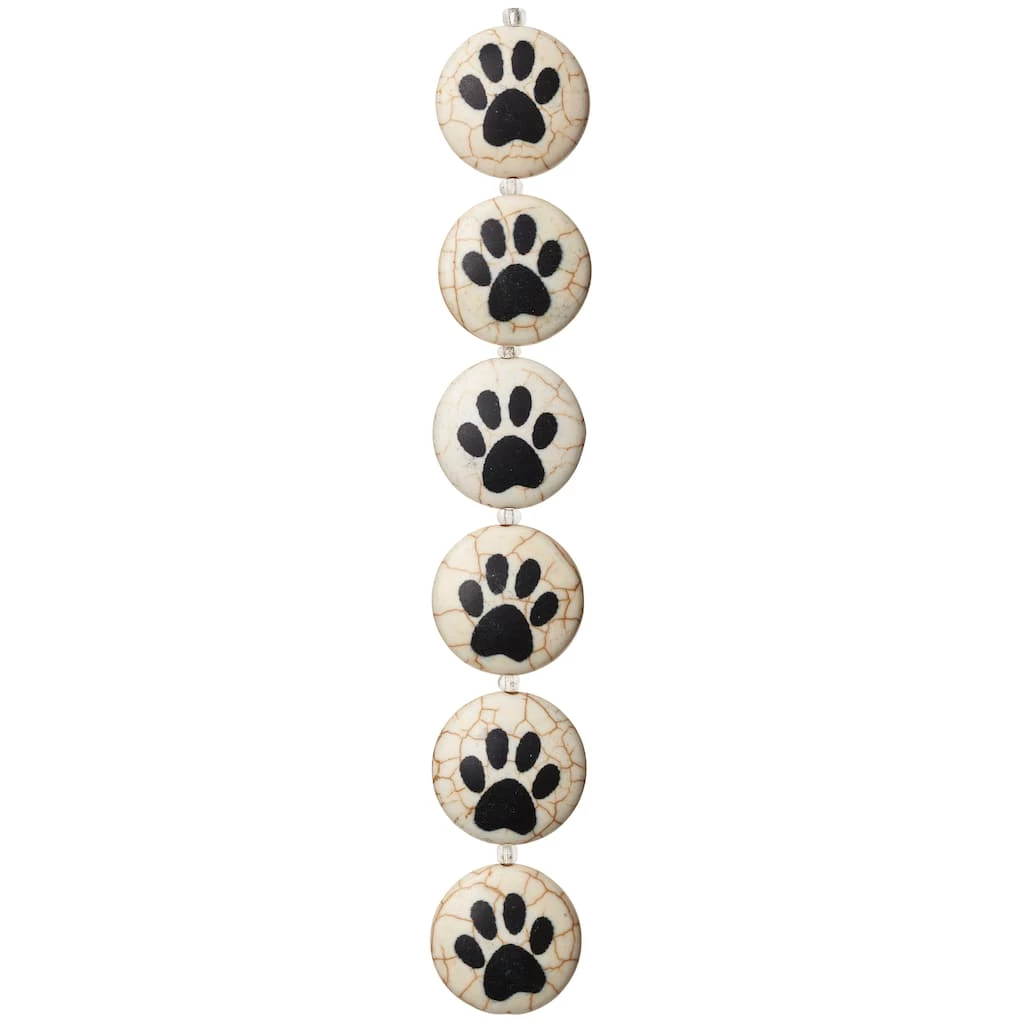 Buy 🔥 9 Packs: 6 ct. (54 total) Paw Print Reconstituted Quartzite Lentil Beads, 24mm by Bead Landing™ ⌛ 5 Buy 🔥 9 Packs: 6 ct. (54 total) Paw Print Reconstituted Quartzite Lentil Beads, 24mm by Bead Landing™ ⌛ - Image 3