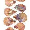Outlet 🛒 12 Pack: Amber Shell Teardrop Beads, 34mm by Bead Landing™ 🤩