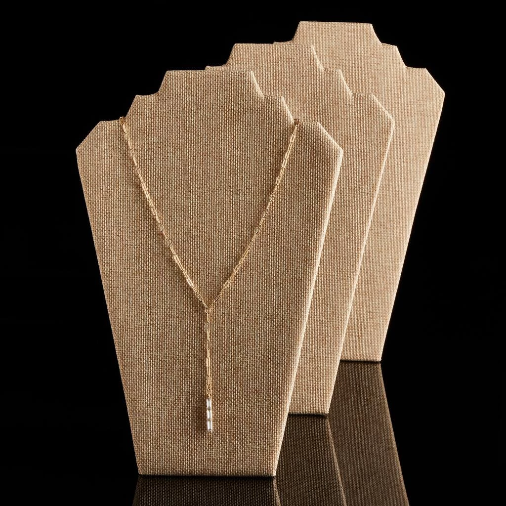 Budget 😀 8 Packs: 3 ct. (24 total) Burlap Easel-Back Jewelry Display Stand by Bead Landing™ 🔔 5 Budget 😀 8 Packs: 3 ct. (24 total) Burlap Easel-Back Jewelry Display Stand by Bead Landing™ 🔔 - Image 3