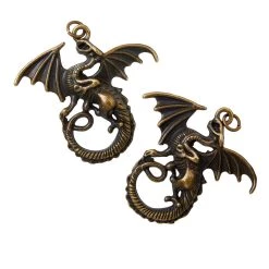 Top 10 ❤️ 12 Packs: 2 ct. (24 total) Found Objects™ Oxidized Brass Dragon Pendants by Bead Landing™ 😉 -Deals Bead Landing Store MP546091 30