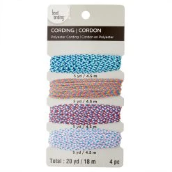 Top 10 😍 6 Packs: 4 ct. (24 total) Multicolor Braided Cords by Bead Landing™ 🤩