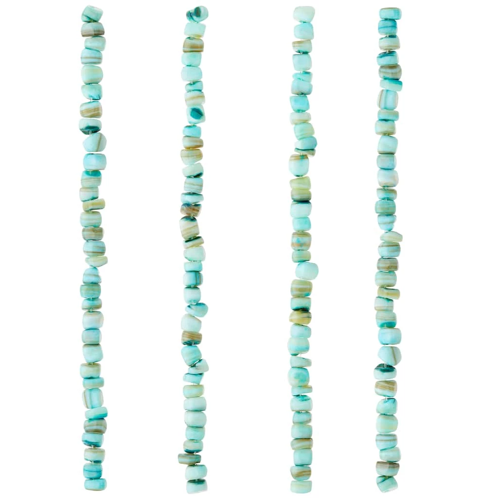 Best deal 🔔 12 Pack: Aqua Shell Chip Beads, 5mm by Bead Landing™ 🔥 5 Best deal 🔔 12 Pack: Aqua Shell Chip Beads, 5mm by Bead Landing™ 🔥 - Image 3