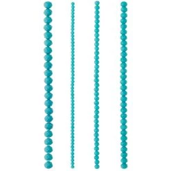 Wholesale 🔥 12 Packs: 4 ct. (48 total) Aqua Faceted Glass Rondelle Bead Strands by Bead Landing™ 😀 -Deals Bead Landing Store MP547850 30