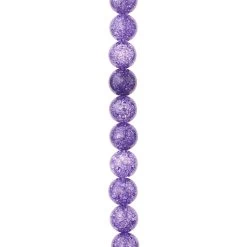 Brand new 🤩 12 Packs: 24 ct. (288 total) Purple Crackled Quartzite Round Beads, 8mm by Bead Landing™ 😍