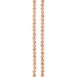 Best Pirce ❤️ 12 Pack: Rose Gold Metal Faceted Round Beads, 4mm by Bead Landing™ 💯