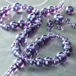 Cheap 🎉 12 Packs: 4 ct. (48 total) Purple Glass Round Beads by Bead Landing™ 👍 -Deals Bead Landing Store MP548506 20