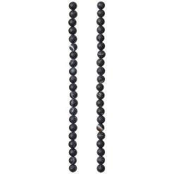 New ⭐ 12 Pack: Black Matte Striped Agate Round Beads, 6mm by Bead Landing™ 🔔 -Deals Bead Landing Store MP549755 30